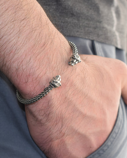 Free Size Geflochtenes Armband 925 Silber