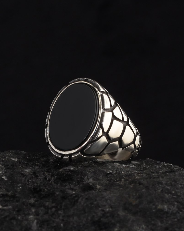 925 Silber Ring Onyx