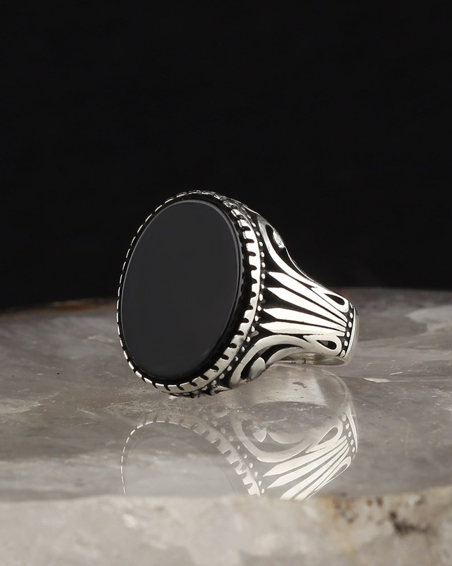 925 Silber Ring Onyx