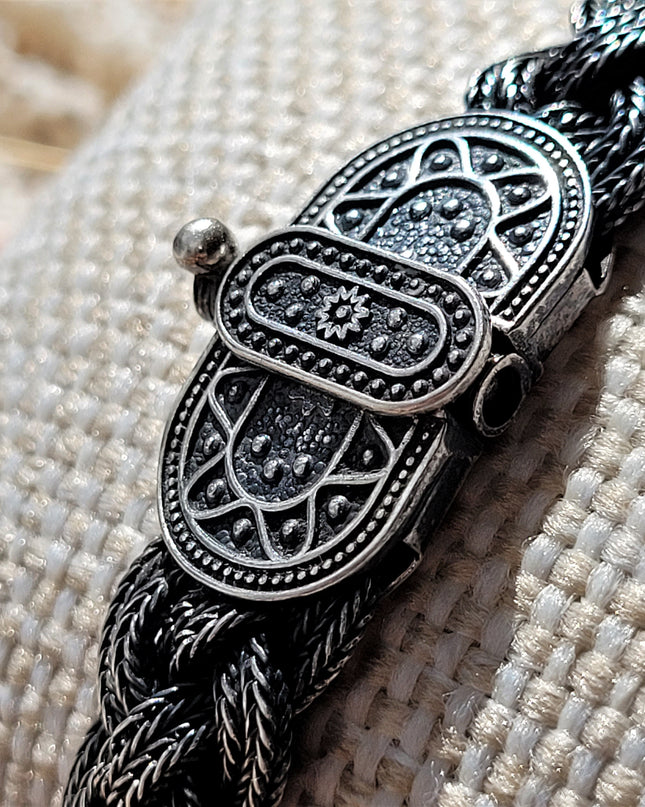Geflochtenes Armband 925 Silber