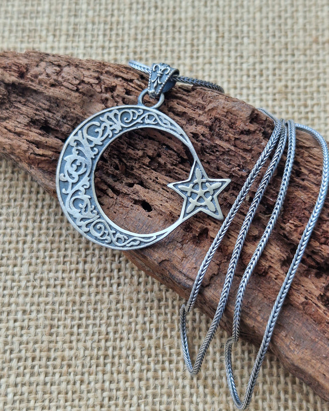 Ayyildiz Halskette 925 Sterling Silber