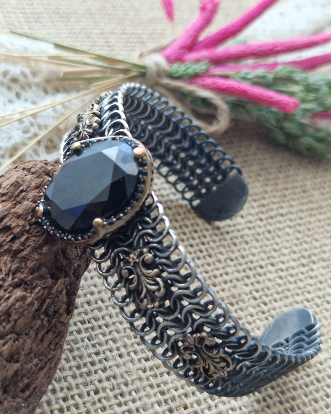 Free Size Geflochtenes Armband 925 Silber