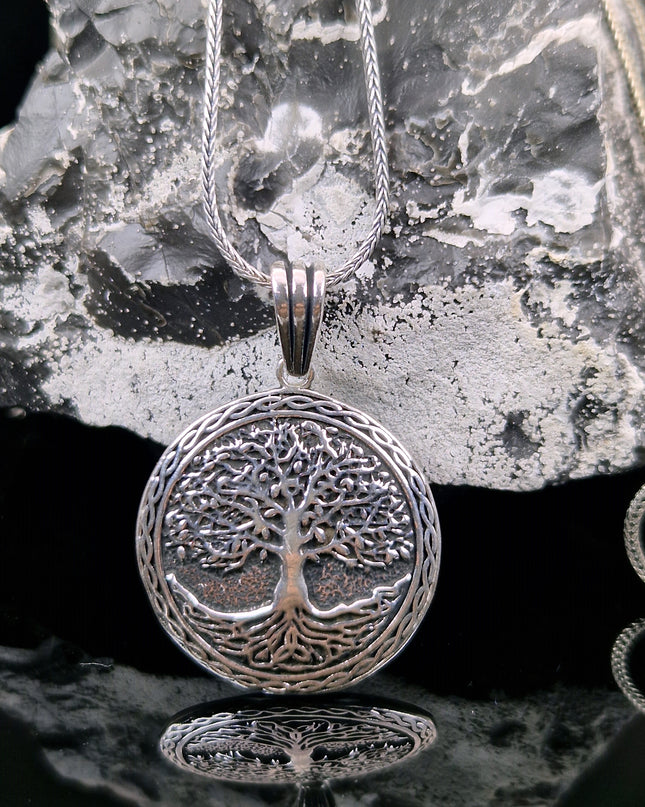 Lebensbaum Halskette 925 Sterling Silber