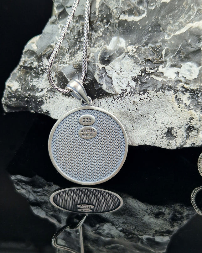 Ayat al-Kursi Halskette 925 Sterling Silber Islamische Halskette