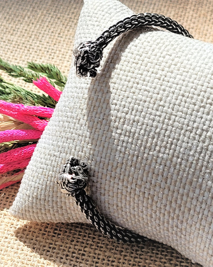Free Size Geflochtenes Armband 925 Silber