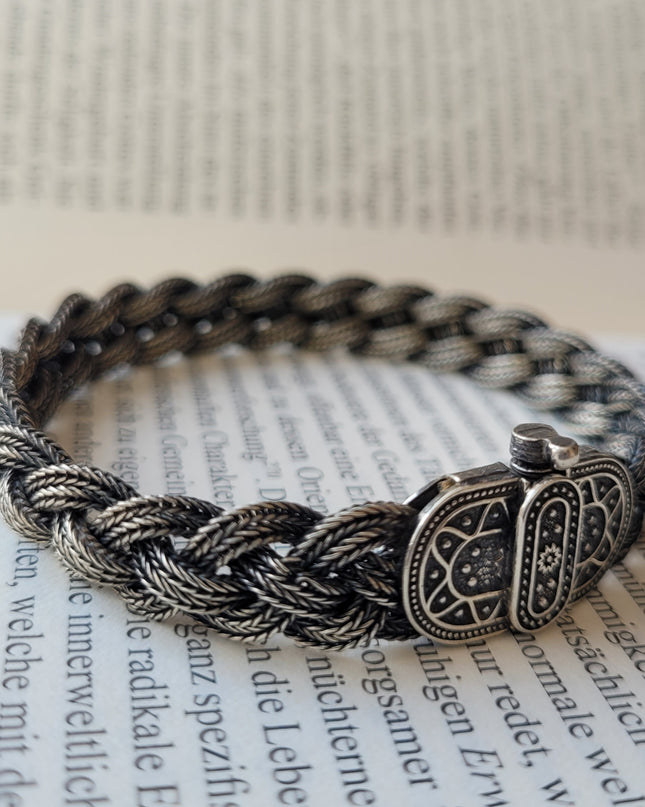 Geflochtenes Armband 925 Silber