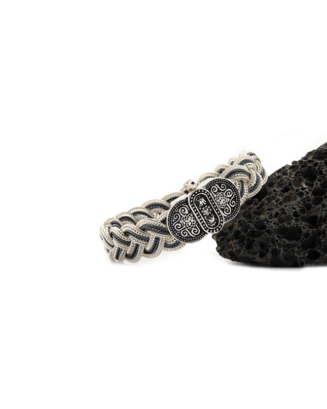 Geflochtenes Armband 925 Silber