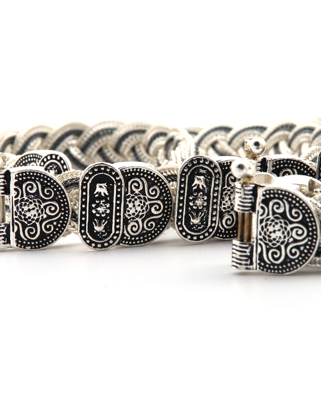 Geflochtenes Armband 925 Silber