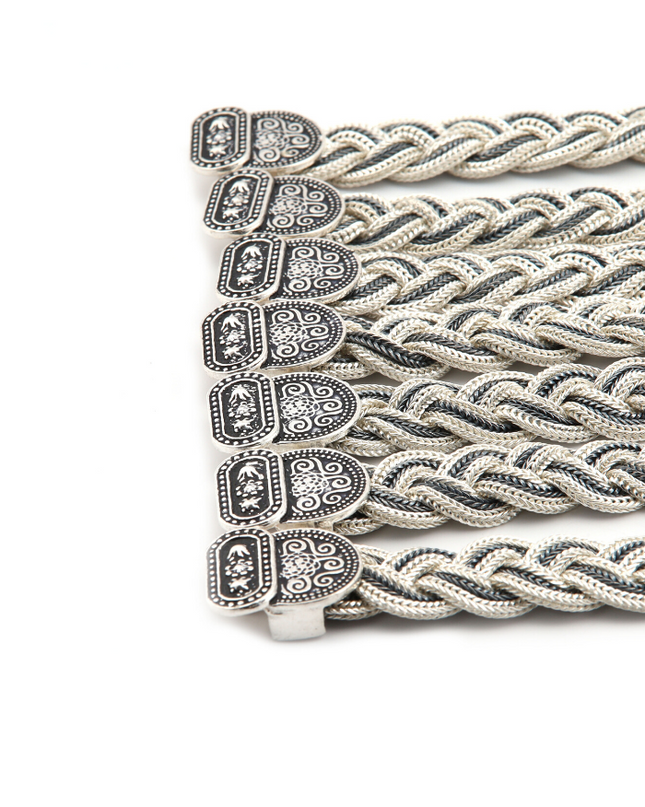Geflochtenes Armband 925 Silber