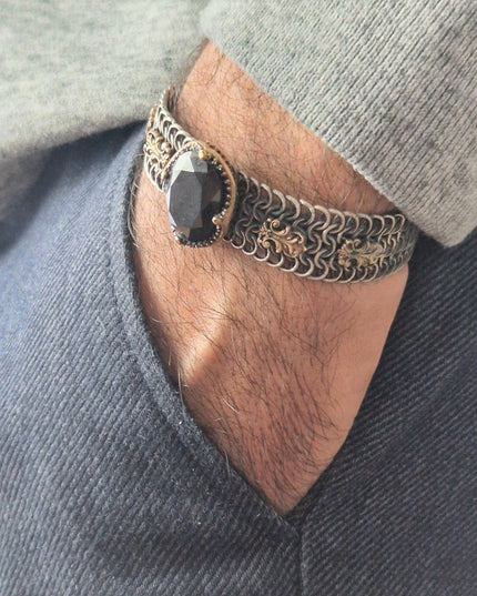 Free Size Geflochtenes Armband 925 Silber