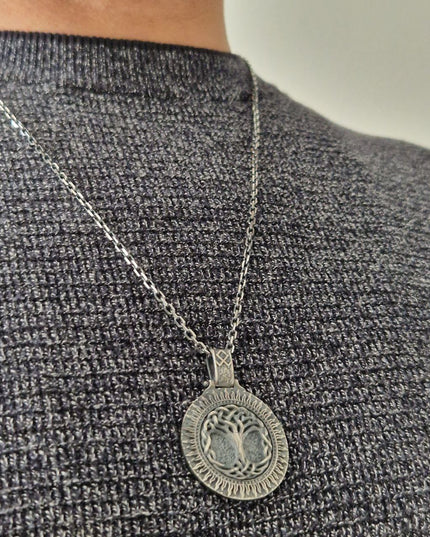 Lebensbaum Halskette 925 Sterling Silber