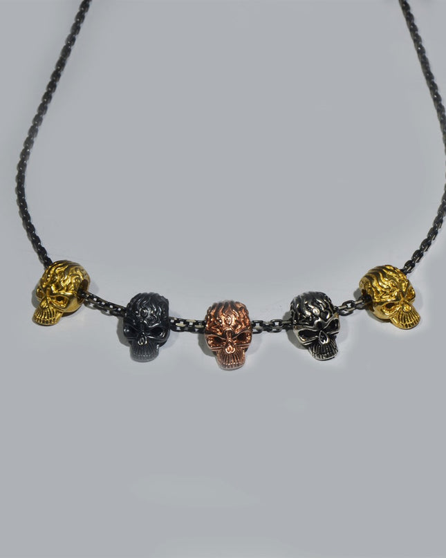 Premium Skull Gold Plated Necklace