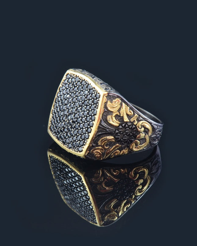 Supreme Black World Ring